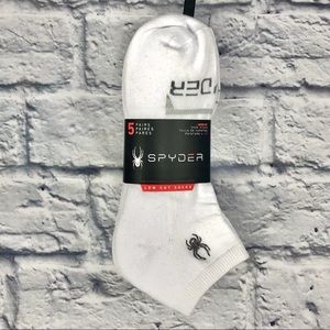 🕷Spyder Men’s Low Cut Socks with Logo | 5 Pairs